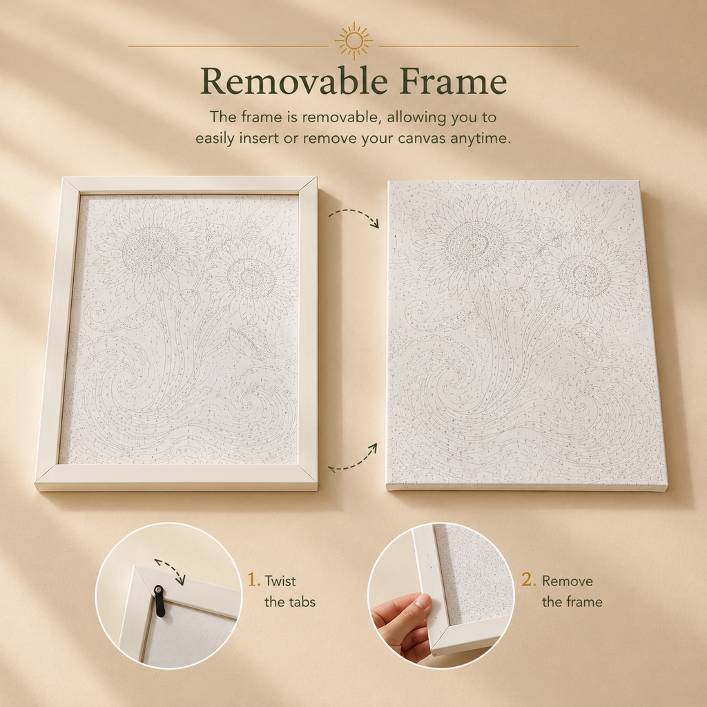 Custom Your Own Painting! Customized Paint-By-Number Kit