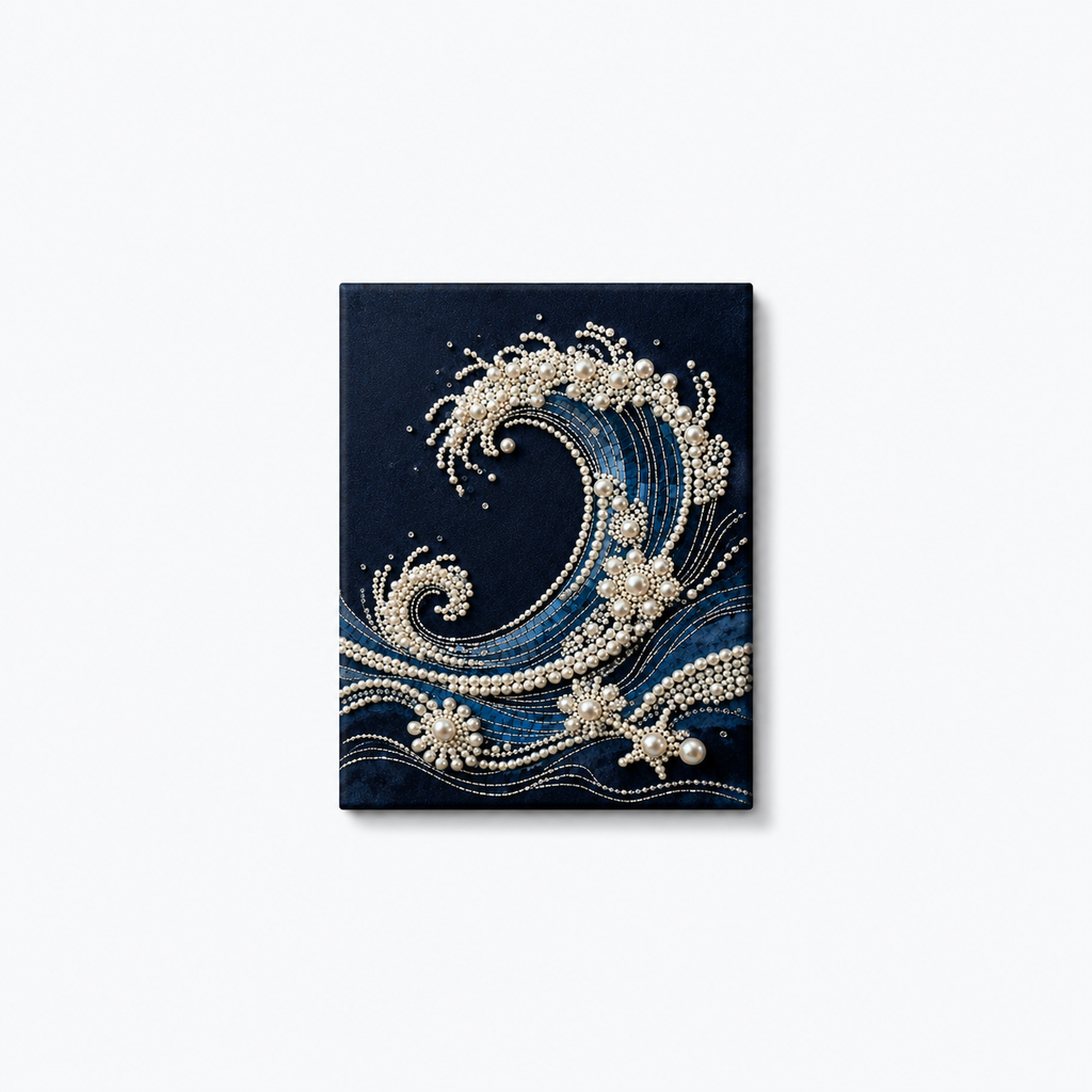 Ocean Wave Pearl Painting Kit - Surfing