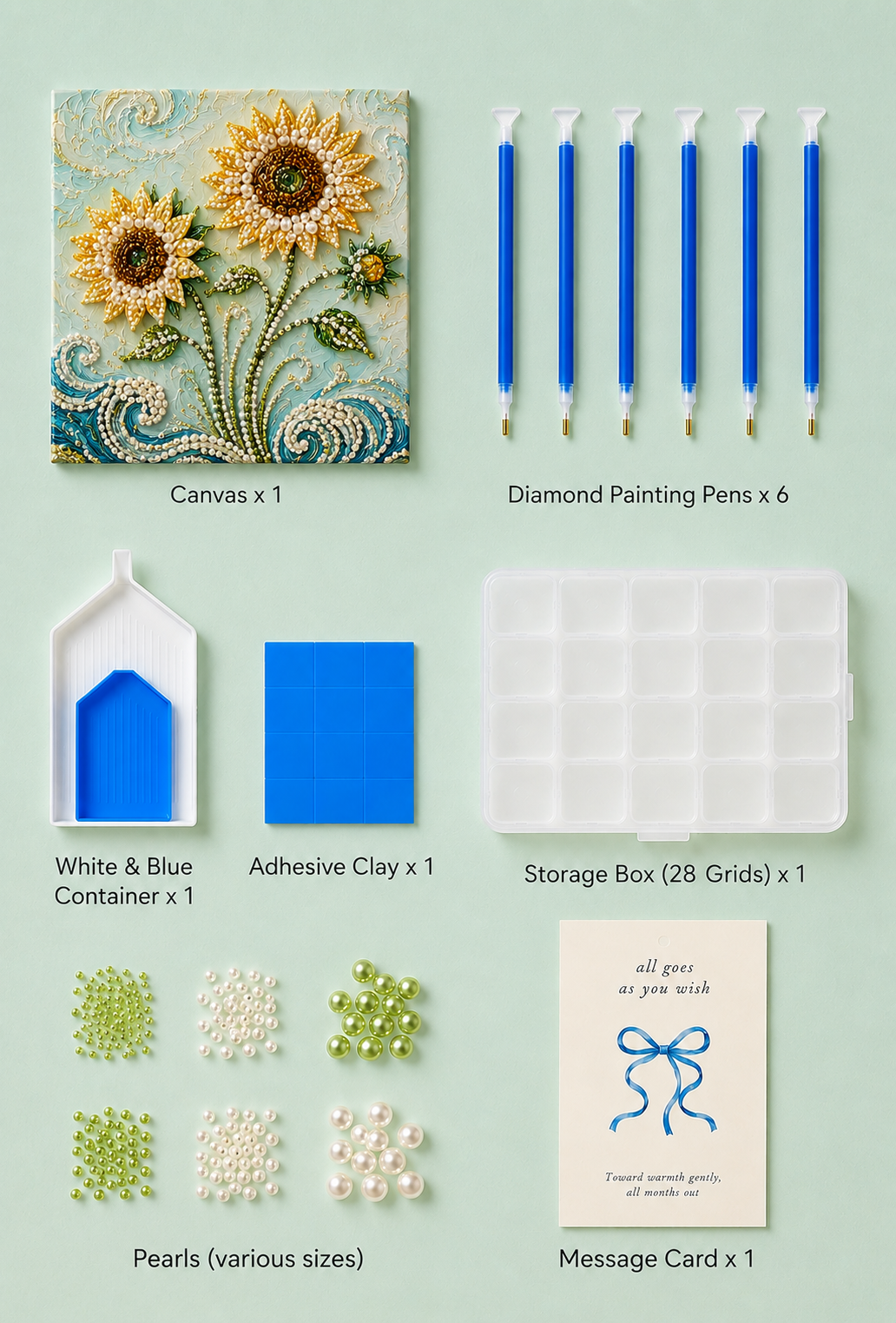 Sunflower Pearl Painting DIY Kit - Sunshine