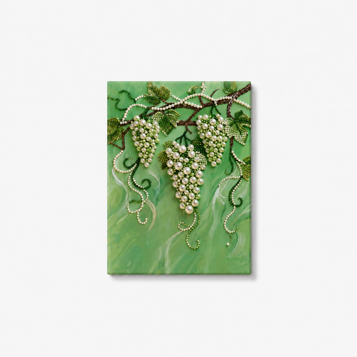 DIY Pearl & Crystal Painting Kit in Fruit - Grapes